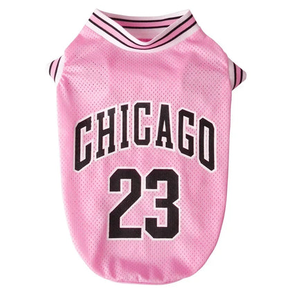 Mesh Breathable Dog Jersey T-Shirts Large Dogs